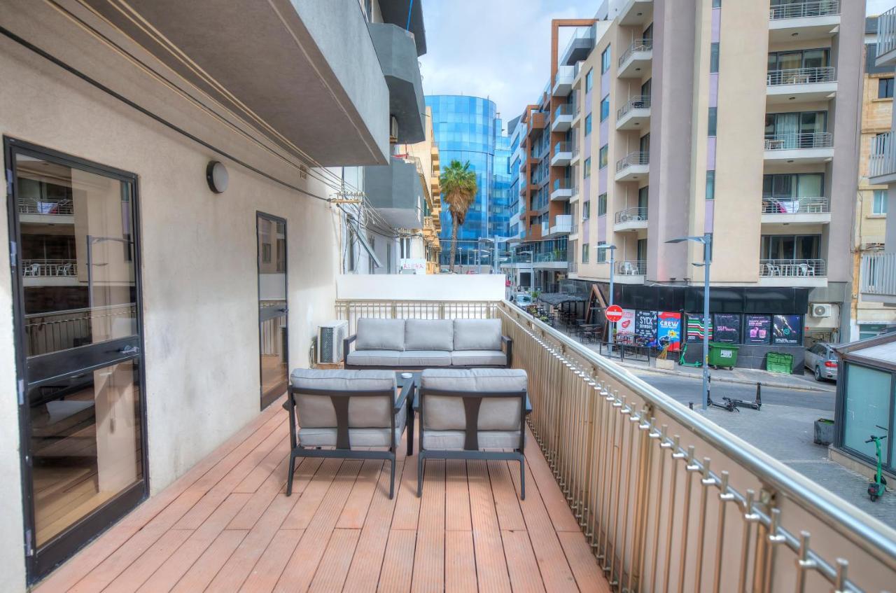 Saint Julian's 2Bedroom With Large Terrace In Paceville Jpor1-1 מראה חיצוני תמונה